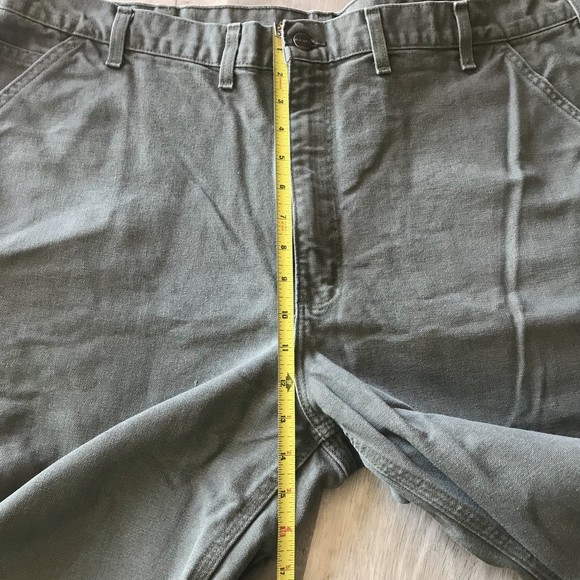 Carhartt Men's Original Dungaree 44x32 Carpenter Work Pants Grey - Picture 6 of 9